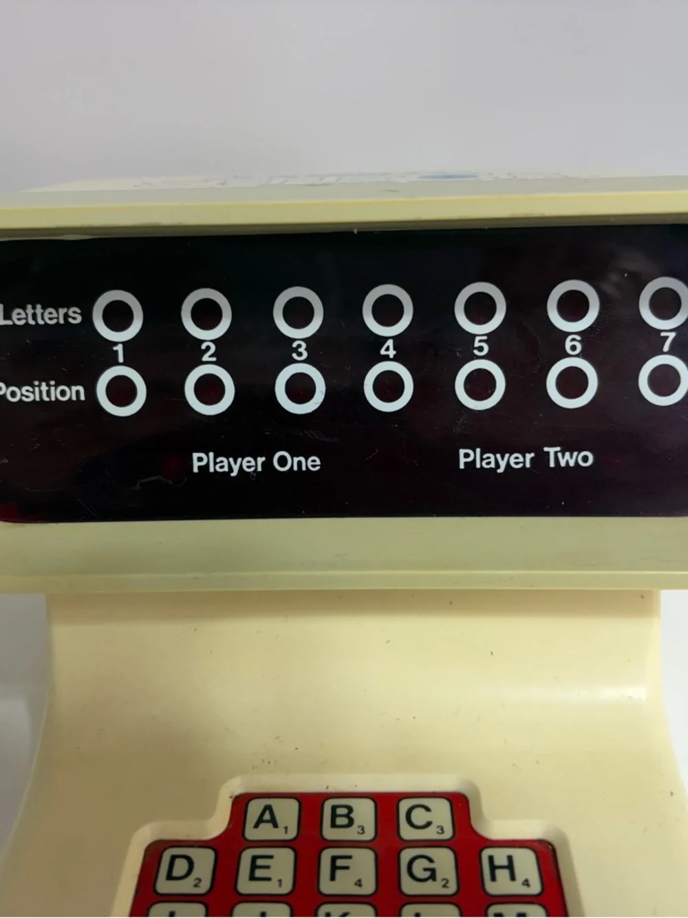 1970s Scrabble Vintage Sensor Electronic Word Game Works - Unit Only - Works
